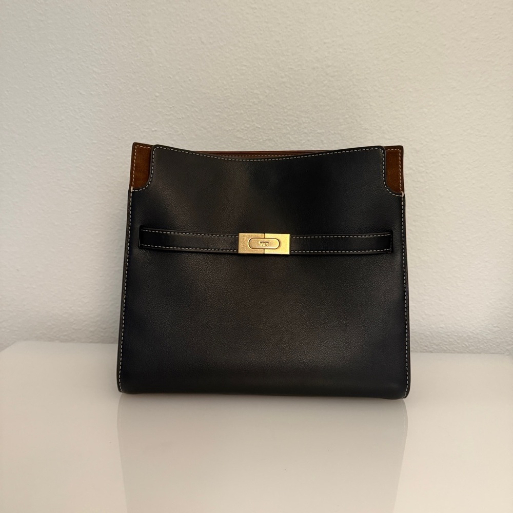 Tory Burch Small Lee Radziwill Double Bag Black (Read Description)